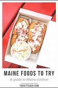 Image result for Local Maine Food