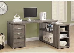 Image result for Wayfair Willa Executive Desk Wood In Brown, Size 29.252 H X 65.118 W X 29.252 D In