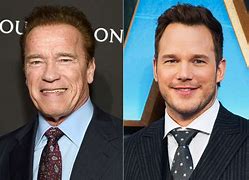 Image result for Chris Pratt Arnold Schwarzenegger