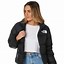 Image result for North Face Black Jacket with Red Zipper