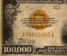Image result for A $100 000 Bill