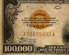 Image result for $100000 Dollar Bill
