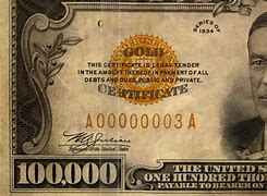 Image result for 100000 Dollar Bill Backside