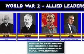 Image result for World War 2 Leaders Pics