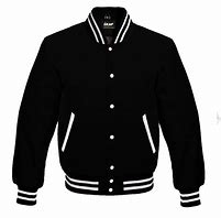 Image result for Black Wool Varsity Jacket