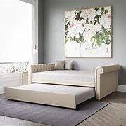 Image result for Upholstered Daybed with Trundle