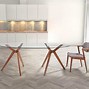 Image result for oval glass dining table