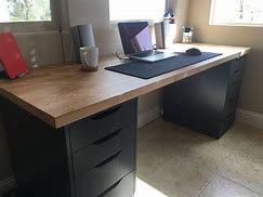 Image result for Dark Wood Desk