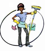 Image result for Black Cleaning Lady Cartoon