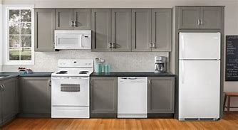 Image result for Kitchen Designs with White Appliances
