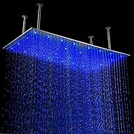 Image result for rain shower head with led lights