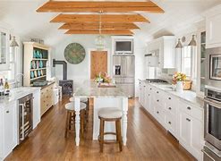 Image result for Oak Kitchen with Stainless Steel Appliances