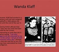 Image result for Wanda Klaff