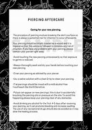 Image result for Piercing Aftercare