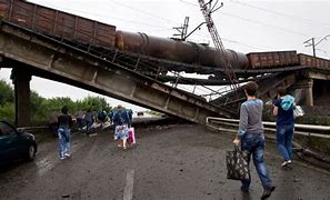 Image result for Donetsk Destroyed