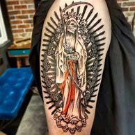 Image result for Santa Muerte Back Tattoo