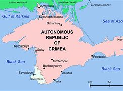 Image result for Map of Eastern Europe with Ukraine and Crimea