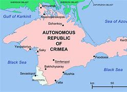 Image result for Areas of Ukraine and Crimea Map