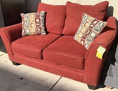 Image result for Red Loveseat