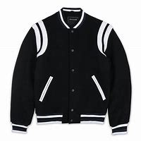Image result for Black and White Varsity Jacket