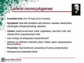 Image result for Listeria Monocytogenes Prevention
