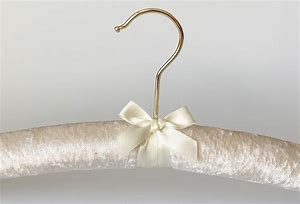 Image result for velvet hanger with clip