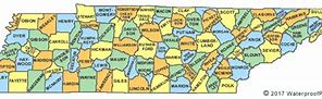 Image result for Free Printable Tennessee County Map