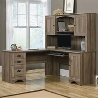 Image result for Corner Desk with Hutch Furniture Home Office