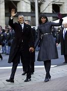 Image result for Barack and Michelle Obama Inauguration