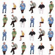 Image result for O Scale Seated Figures
