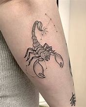Image result for Simple Scorpion Tattoo