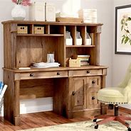 Image result for Desk with Hutch Decor Ideas