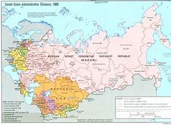 Image result for USSR Political Map