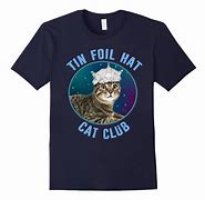 Image result for Tin Foil Hat On Cat Meme