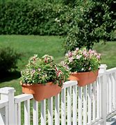 Image result for Railing Fence Planters Double