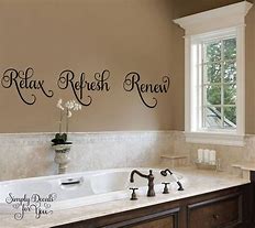 Image result for Bathroom Wall Decal Ideas