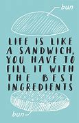 Image result for Life Is Like a Sandwich Quote