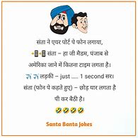 Image result for Funny Santa Banta Jokes in Hindi