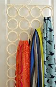 Image result for Scarf Organization Using Swing Arm Pants Hangers