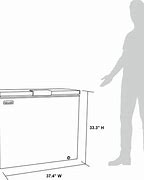 Image result for 7 Cubic Foot Freezer Dimensions