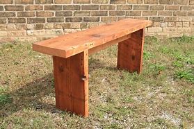 Image result for Simple Wood Bench