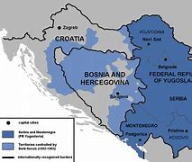 Image result for Bosnian Civil War Map