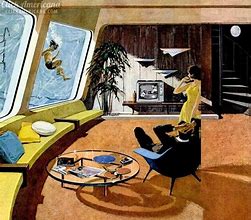 Image result for Space Age Interior Design