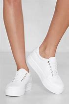 Image result for White Vans Platforms Tennis Shoes Women