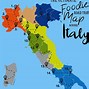 Image result for Food Regions of Italy Map