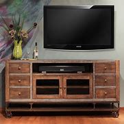 Image result for Rustic TV Stands Wood