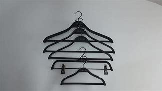 Image result for Black Plastic Dimple Clothes Hanger