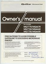 Image result for Quasar Microwave Oven Mq6654xw