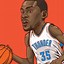 Image result for Cartoon NBA Basketball Players Caricature