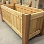 Image result for Custom Made Wooden Planters